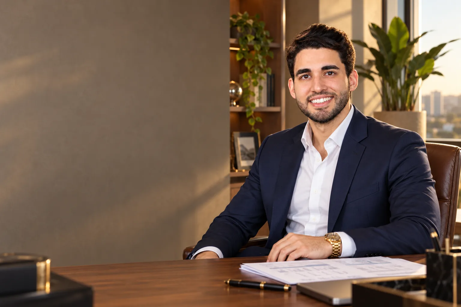 Dr. Patrick Nunes no consultório